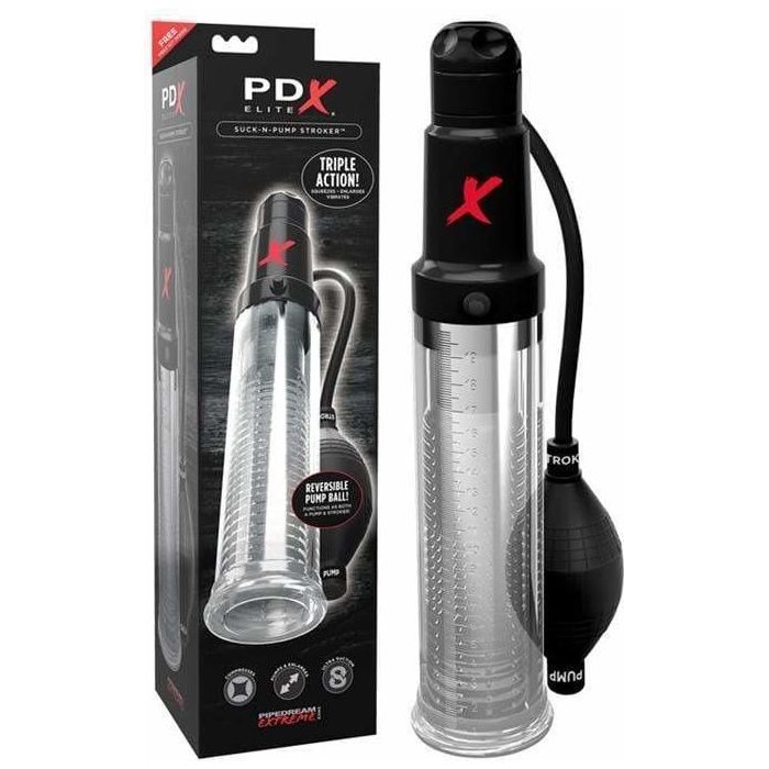 Pompe à Pénis - PDX Elite - Suck-N-Pump Stroker Pipedream Sensations plus
