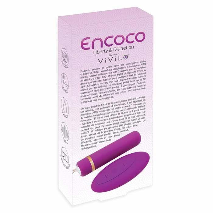 Vibrateur à Distance - Vivilo - Encoco Vivilo Sensations plus