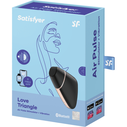 Vibrateur à Succion - Satisfyer - Love Triangle Satisfyer Sensations plus