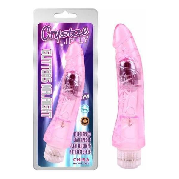 Vibrateur - Crystal Jelly - Glitters Mr.Right Crystal Jelly Sensations plus