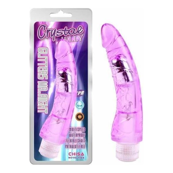 Vibrateur - Crystal Jelly - Glitters Mr.Right Crystal Jelly Sensations plus