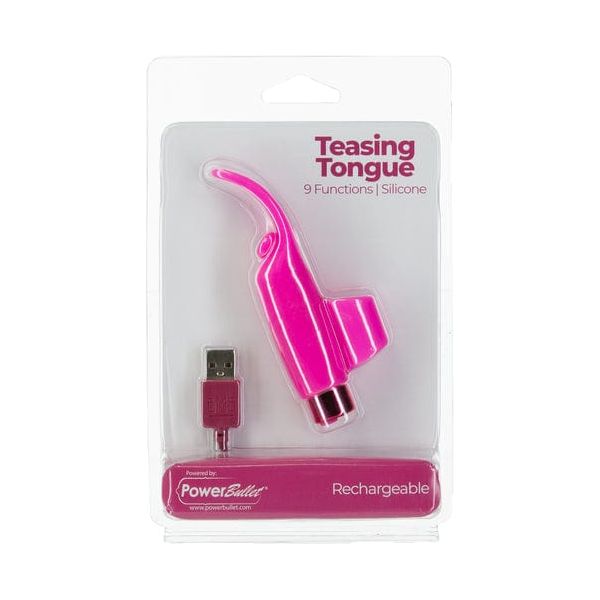 Vibrateur à Doigt - PowerBullet - Teasing Tongue Power Bullet Sensations plus