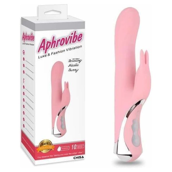 Vibrateur Rechargeable - Aphrovibe - Rotating Missile Bunny Aphrovibe Sensations plus