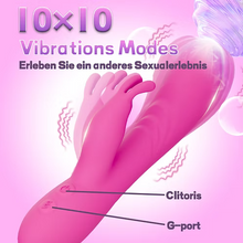 Vibrateur Double Stimulation - Jade Rabbit –  Puissant avec 10 Modes de Vibration