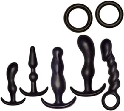 Ensemble de Plugs Anaux - Ultimate Anal Kit | 7 Pièces en Silicone