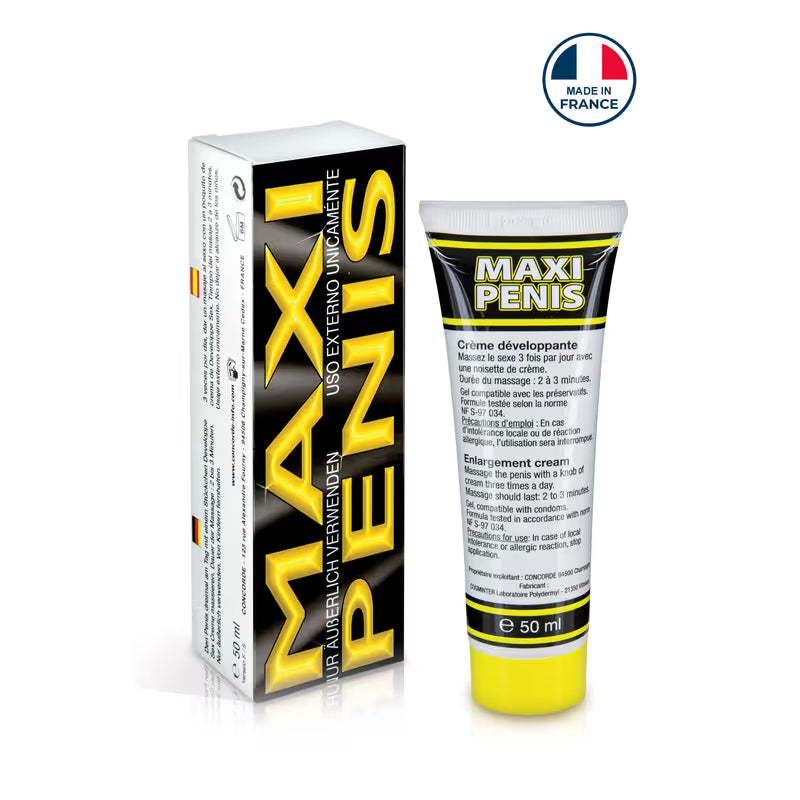 Development Cream for Men - Maxi Pénis | Thickens, Increases & Strengthens Erection