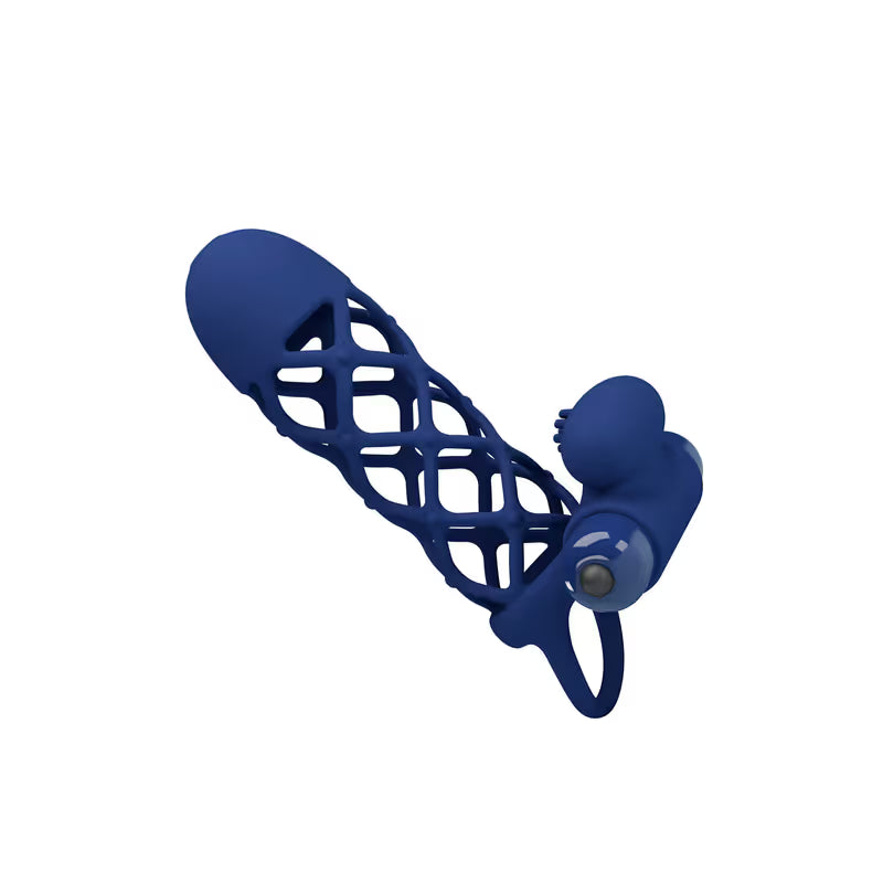 Gaine de pénis vibrante - Pretty Love Giann | 10 vibrations & Stimulateur Clitoridien Pretty Love Sensations plus