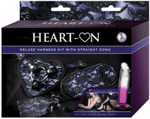 Harnais strap-on avec dildo - Heart-On Deluxe | Nasstoys