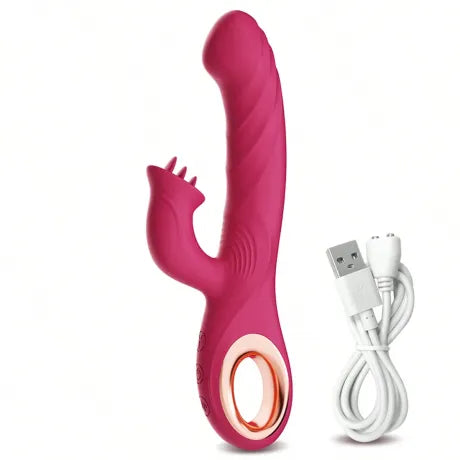 Vibrateur Double Stimulation 3-en-1 - Duo Passion | Point G & Clitoris