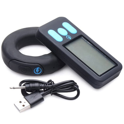 Anneau Vibrant & Électrostimulation - Zeus E-Stim Pro | Contrôle Sans Fil