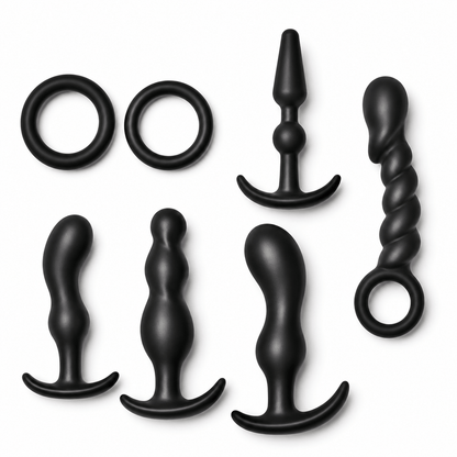 Ensemble de Plugs Anaux - Ultimate Anal Kit | 7 Pièces en Silicone