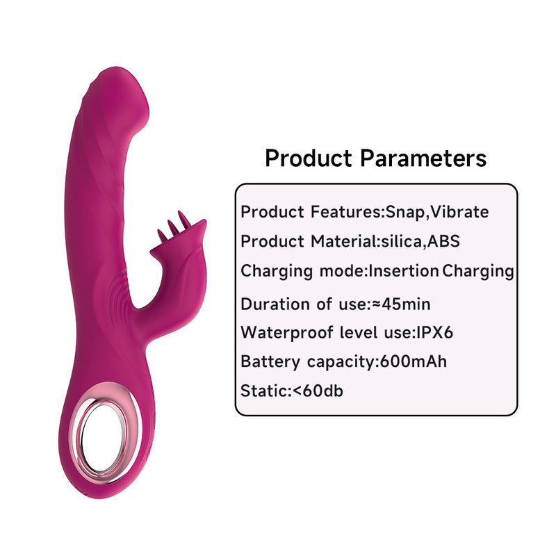 Vibrateur Double Stimulation 3-en-1 - Duo Passion | Point G & Clitoris