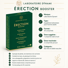 Supplément pour Homme - Erection Booster | 30 comprimés