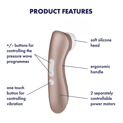Stimulateur clitoridien - Satisfyer Pro 2+ | Air Pulse & Vibrations
