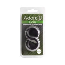 Anneau D'érection  - Adore U Höm - Anneau pénien infini 8 Noir Sensations Plus Sensations plus