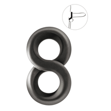 Anneau d'Érection Double - Blue Junker Gavin | Maintien Simultanent Pénis & Testicules Blue Junker Sensations plus