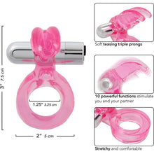 Anneau D'érection Vibrant - CalExotics - Triple Clit Flicker CalExotics Sensations plus