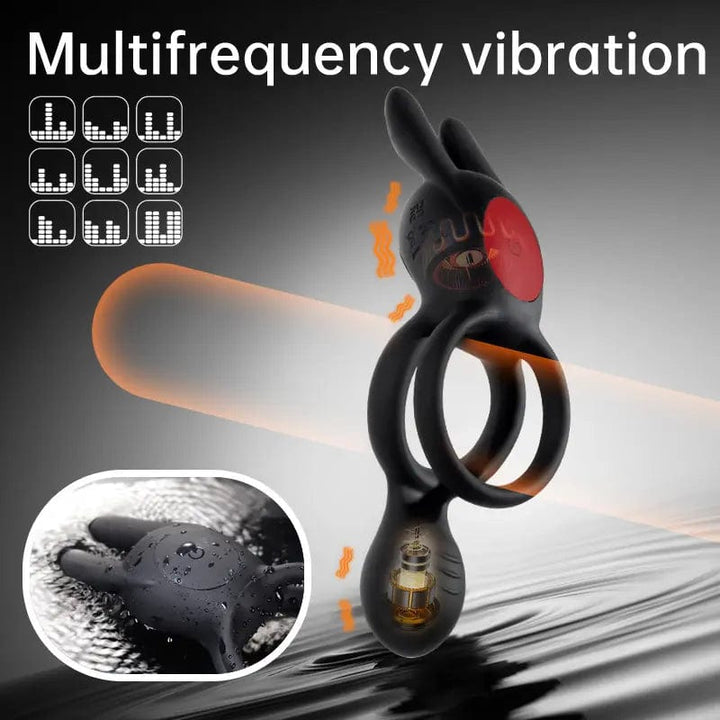 Anneau d'érection vibrant - Secwell - Rabbit Remote Control Cock Rings Sensations Plus Sensations plus