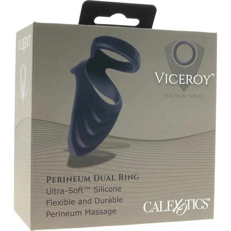 Anneau Double d’Érection Viceroy – Stimulateur Périnéal en Silicone CalExotics Sensations plus