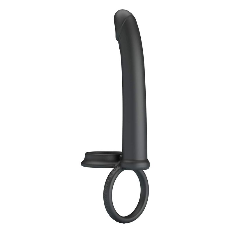 Anneau Double Pénétration - Pretty Love Moses | Double Cockring avec Dildo Anal Réaliste Pretty Love Sensations plus