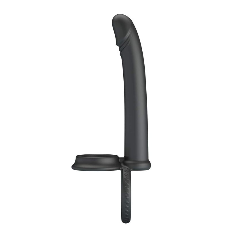 Anneau Double Pénétration - Pretty Love Moses | Double Cockring avec Dildo Anal Réaliste Pretty Love Sensations plus
