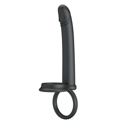 Anneau Double Pénétration - Pretty Love Moses | Double Cockring avec Dildo Anal Réaliste Pretty Love Sensations plus