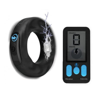 Anneau Vibrant & Électrostimulation - Zeus E-Stim Pro | Contrôle Sans Fil Zeus Sensations plus