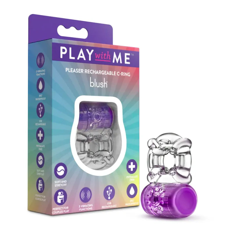 Anneau vibrant - Play With Me Pleaser | Blush Novelties Blush Novelties Sensations plus