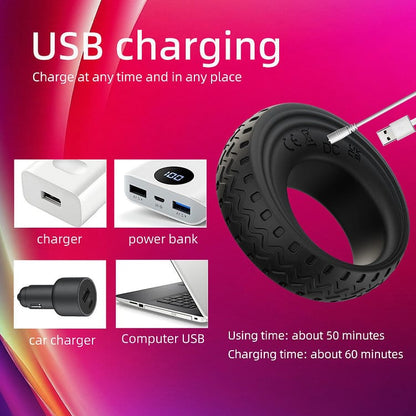Anneau Vibrant Rechargeable - Whirlwind Tire Cock Ring | 10 Modes de Vibrations Puissant Secwell Sensations plus