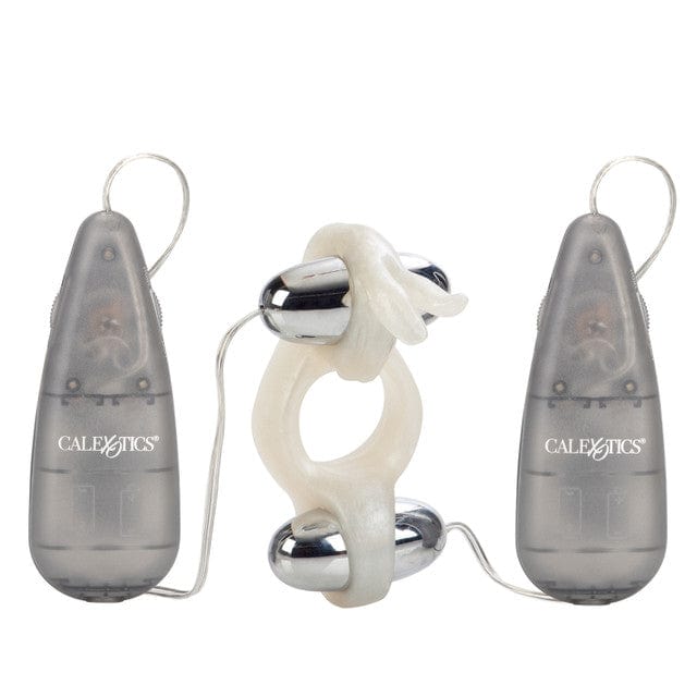 Anneau Vibrant Rockin' Rabbit – Double Stimulation Clitoridienne & Érectile CalExotics Sensations plus