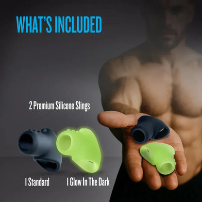 Anneaux Cockslings - Performance Plus Flare |  2 Anneaux en Silicone Dont 1 Phosphorescent Performance Plus Sensations plus