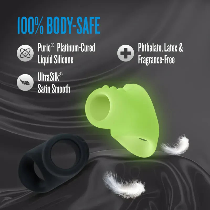 Anneaux Cockslings - Performance Plus Flare |  2 Anneaux en Silicone Dont 1 Phosphorescent Performance Plus Sensations plus