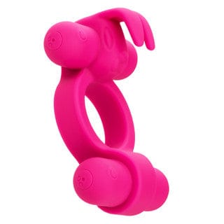 Anneaux d'érection vibrant - CalExotics - Silicone Rechargeable Rockin Rabbit CalExotics Sensations plus