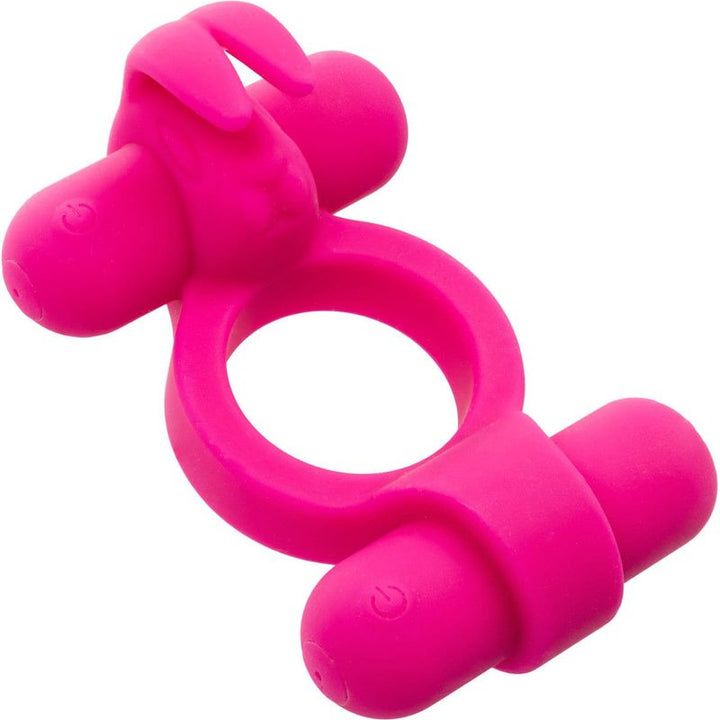 Anneaux d'érection vibrant - CalExotics - Silicone Rechargeable Rockin Rabbit CalExotics Sensations plus