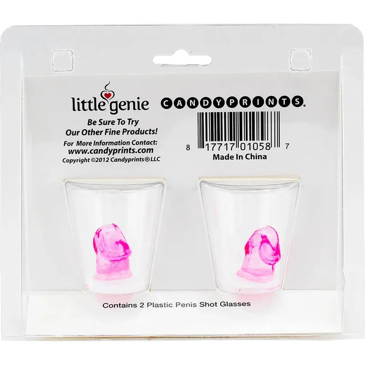 Bachelorette - Little Genie - Super Fun Penis Shot Glasses Little Genie Sensations plus