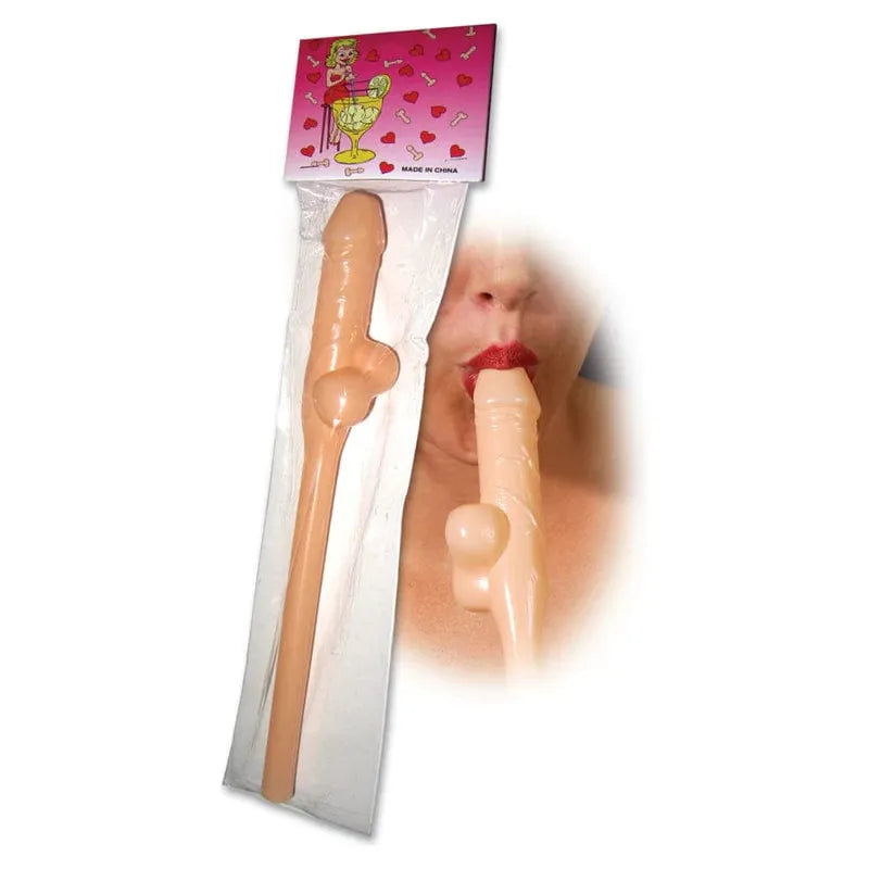 Bachelorette - Paille géante forme pénis Sensations Plus Sensations plus