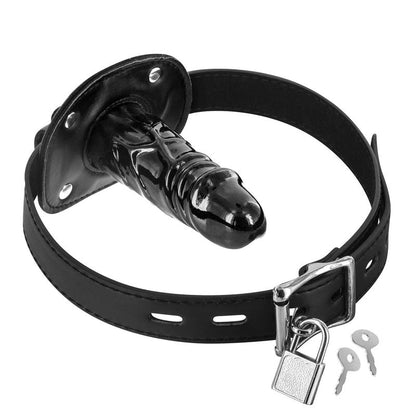 Bâillon Pénis de 9,5cm - FetishTentation | Mini Dildo Noir pour Jeux de BDSM & Soumission FetishTentation Sensations plus