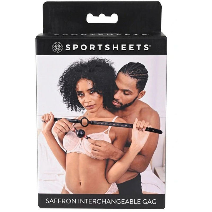 Ball Gag - Sportsheets - Saffron Interchangeable Gag Sportsheets Sensations plus