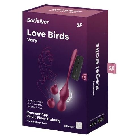 Boule Chinoise Vibrantes - Satisfyer - Love Birds Vary Application Connect Satisfyer Sensations plus