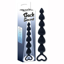 Boules Anal 17cm - Back Secret | Chapelet Anal de Six Boules Anal en Forme de Coeur Vivilo Sensations plus