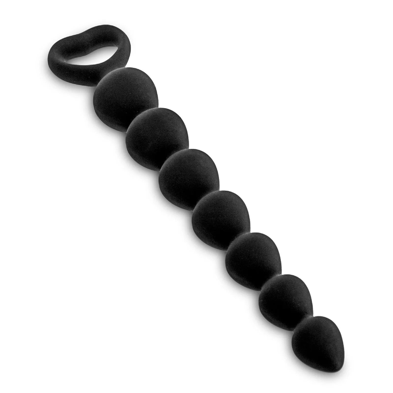 Boules anales en Silicone - Glamy Back Love 18 cm | Chapelet 7 Niveaux Glamy Sensations plus