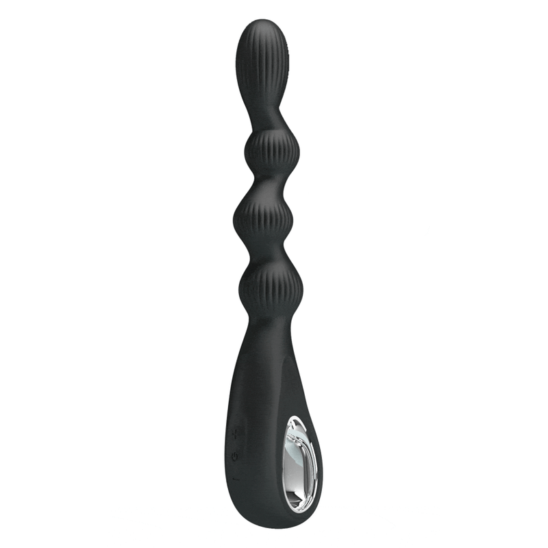 Boules Anales Vibrant - Pretty Love Federer | 12 Modes, Étanche & Flexible pour Plaisir Anal Pretty Love Sensations plus