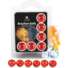 Boules de Massage Lubrifiante - Brazilian Balls Hot & Cold | Effet Chaud & Froid Secret Play Sensations plus