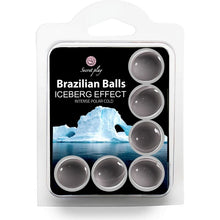 Boules de Massage Lubrifiante Érotique - Brazilian Balls Iceberg | Froid Intense Secret Play Sensations plus