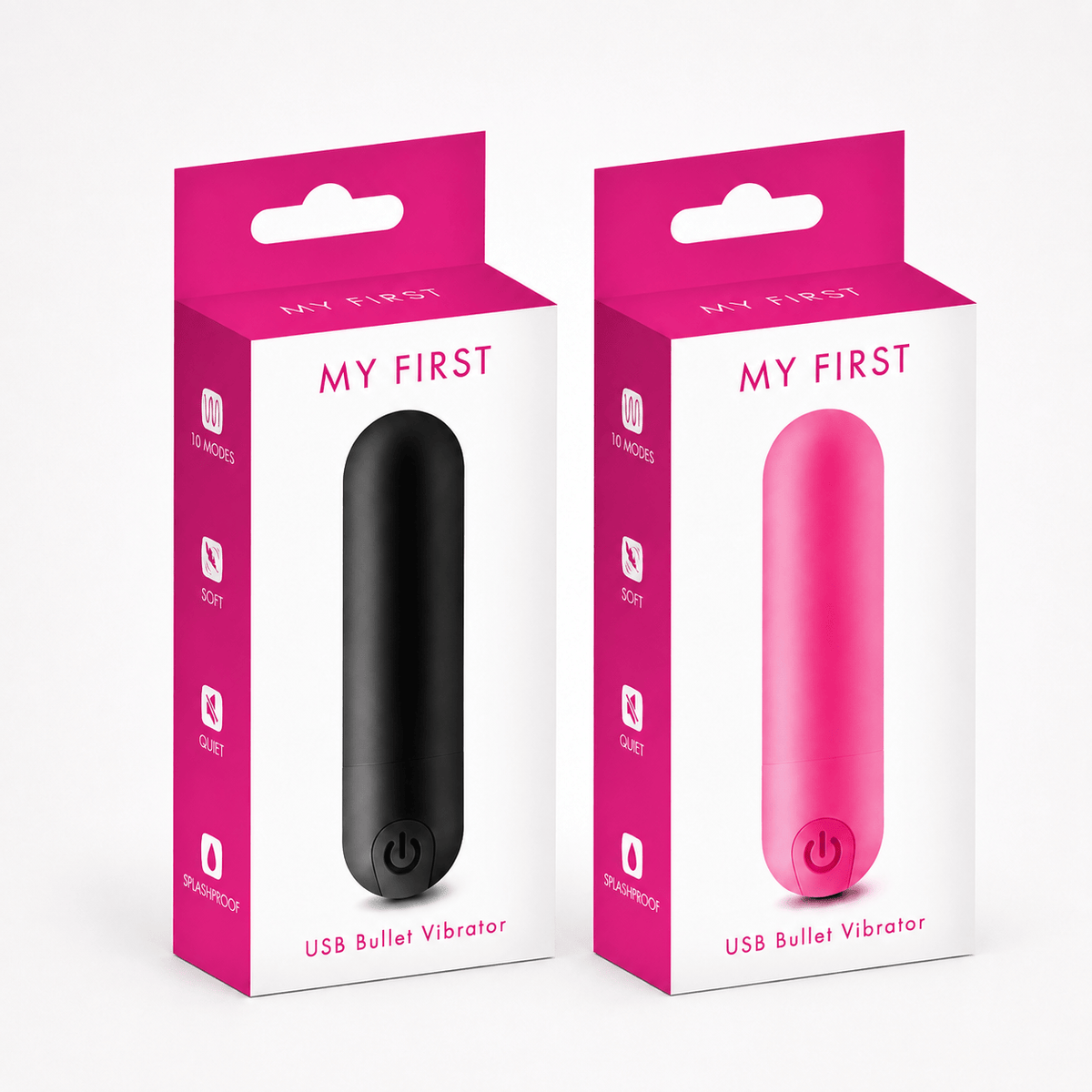 Bullet Vibrant Rechargeable - My First | Mini Vibromasseur 10 Modes My First Sensations plus