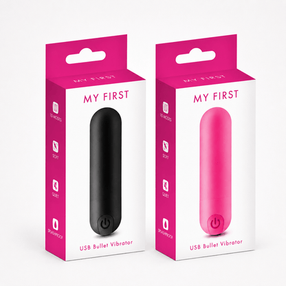 Bullet Vibrant Rechargeable - My First | Mini Vibromasseur 10 Modes My First Sensations plus