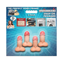Cadeau Humoristique Adulte - Magnetic Snap-On Peckers | 4 Mini Pénis XR Brands Sensations plus