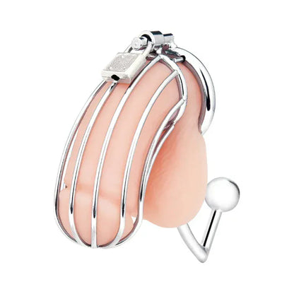 Cage de Chasteté & Crochet Anal - Cock Cage with Anal Stimulator | Contrôle & Soumission Blue Line Sensations plus