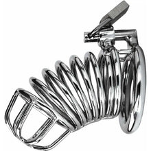 Cage de Chasteté Damon en Acier Chromé | BDSM Avancé Kink - TW Trade Sensations plus