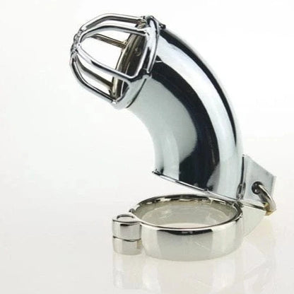 Cage de Chasteté - Deacon | Acier Chromé & Verrouillage Sécurisé kink Sensations plus